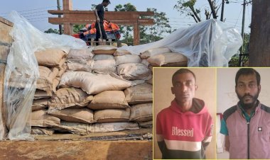 সিলেটে পাথর বোঝাই ট্রাকের নিচে মিলল চিনি