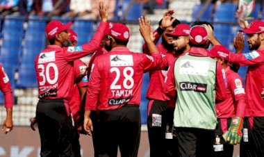 সিলেটের বিপক্ষে বড় জয়ে প্লে অফে বরিশাল