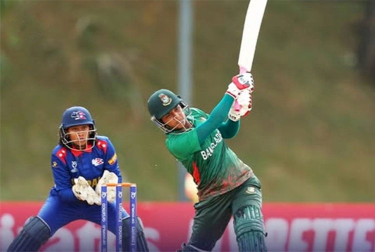 নেপালকে উড়িয়ে বিশ্বকাপ শুরু বাংলাদেশের