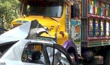 সিলেটে বেড়াতে গিয়ে সড়ক দুর্ঘটনায় মা-ছেলেসহ চারজন নিহত