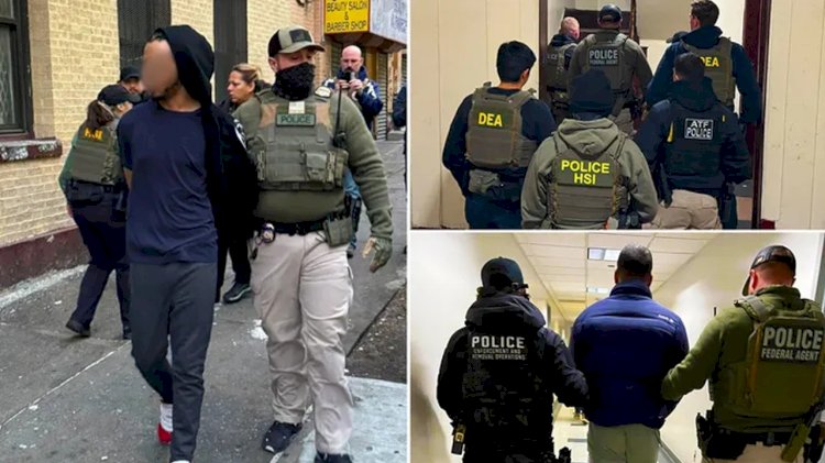 যুক্তরাষ্ট্রে ব্যাপক ধরপাকড়, ৯ দিনে ৭ হাজার গ্রেপ্তার