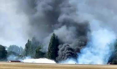 যুক্তরাজ্যে উড্ডয়নের পরই বিধ্বস্ত বিমান